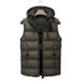 Men’s Quilted Vest – Lightweight Thermal Workwear With Zip Closure (Army Green/Navy/Black, L-XXXL)_voghion.com
