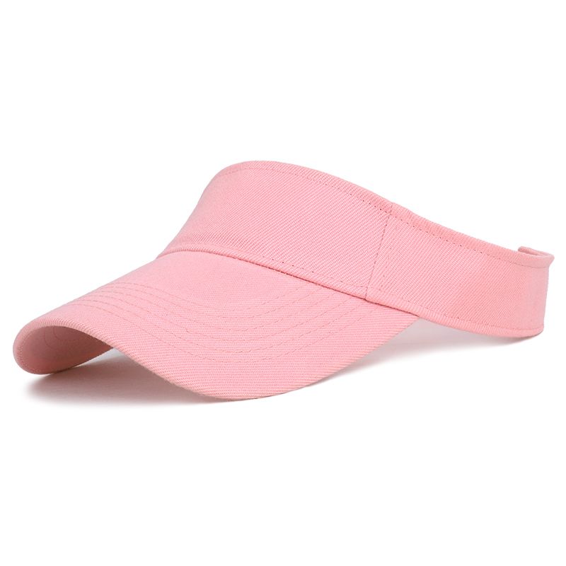 Spring Summer Sports Sun Cap Men' Cap Women Adjustable Cotton Visor UV Protection Top Empty Tennis Golf Running_voghion.com