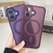 Magnetic Matte Translucent Armor Shockproof Case For iPhone 16 15 14 13 12 11 Pro Max Plus For Magsafe Wireless Charge Cover_voghion.com