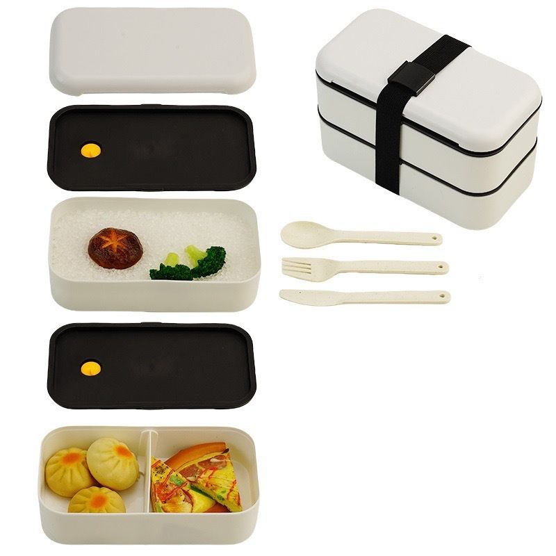 Reusable Bento Lunch Box Set With Insulated Bag - Microwave Safe, Leak-Proof, Eco-Friendly PP Plastic For Office, School_voghion.com