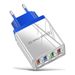 Unschlagbare Qualität Farbe 4USB Handy 3A Tablet Reise Ladekopf, Amerikanischen Und Europäischen Standard Ladegerät_voghion.com