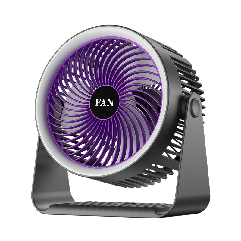 Mobilni krožni ventilator Huaxing HH-001 (stil atmosferske svetlobe)_voghion.com