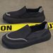2025 Summer Casual Shoes, Breathable Canvas Shoes, Thin Mesh Men's Sneakers, Black_voghion.com