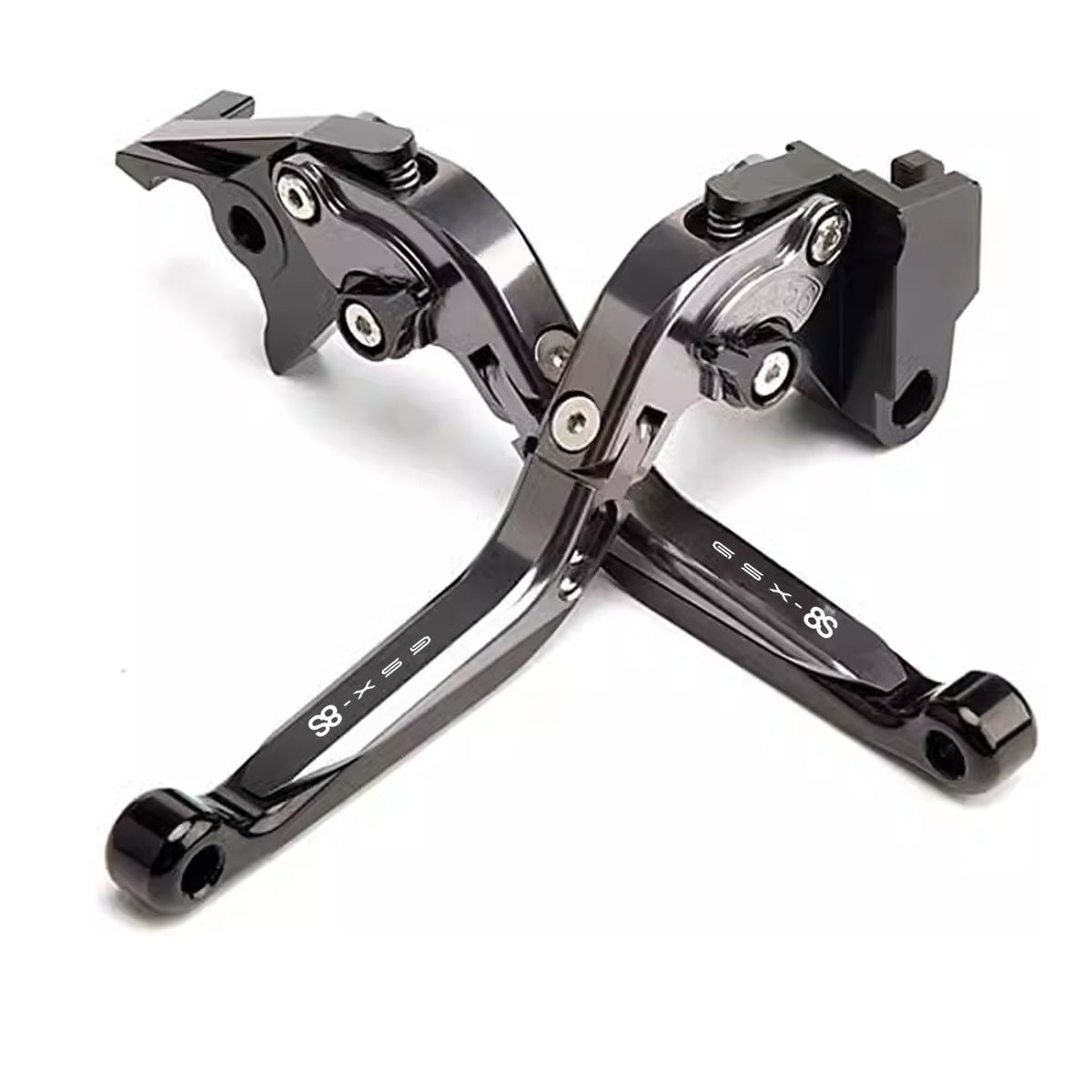 GSX-8S GSX8S 2024. gada jaunām motociklu detaļām CNC 6 ātrumu regulējama, ievelkama, salokāma bremžu sajūga svira gsx-8s 2023.-2024._voghion.com