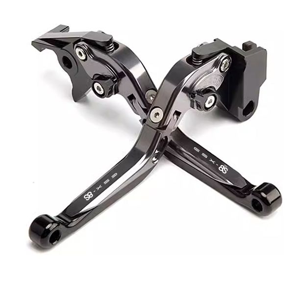 GSX-8S GSX8S 2024. gada jaunām motociklu detaļām CNC 6 ātrumu regulējama, ievelkama, salokāma bremžu sajūga svira gsx-8s 2023.-2024._voghion.com