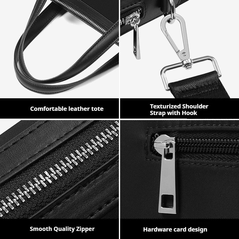 Nouvelle mallette pour sac à main décontracté pour hommes, sac de conférence, sac d'ordinateur à une épaule, sac de transport, tempérament, sac officiel pour hommes_voghion.com