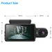 1080P Dual Lens Autorecorders Auto DVR Voor- en Achtercamera Video Dash Cam Recorder Nachtzicht Videorecorders Dash Cam_voghion.com