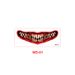 Halloween neue Horror Horror Big Mouth Tattoo Aufkleber Party Maskenball temporäre Gesichtsaufkleber_voghion.com