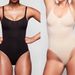 Tanga Shapewear Rückenfrei Enganliegender Jumpsuit Neckholder-Trägerkorsett_voghion.com