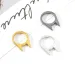Heta försäljningar självförsvar för kvinnor män metall multifunktionella knogar kattöra formade attackringar smycken accessoarer flickvän present_voghion.com