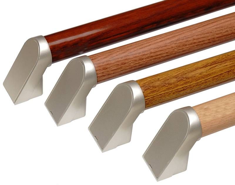 Japon Ahşap Desenli Reçine Huzurevi Koridor Merdiven Koridor Banyo Alüminyum Alaşım Kaymaz Emniyet Korkuluğu Toptan_voghion.com