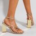 Flip-Toe-Sandalen für Damen für den Alltag mit goldenem quadratischem Zehenabsatz_voghion.com