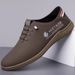 Production Sneakers Casual Leather Shoes Men's Slip-On Driving Loafers_voghion.com