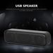 Portable Soundbar Speaker USB Wired Computer TV PC Laptop Desktop Subwoofer Sound Box Music Sound Box Speaker Column_voghion.com