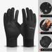USB elektrinės šildymo pirštinės rudens ir žiemos dviračių sportui, šiltos, lietimui jautrios pirštinės su vandeniui atspariu jutikliniu ekranu_voghion.com
