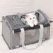 Pet Carrier For Use, Foldable Crossbody Handheld Small Dog Bag, Large Capacity Cat Outdoor Bag_voghion.com