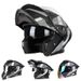 3C-Certified Modular Motorcycle Helmet With Dual Visor – Flip-Up Full Face & 3/4 Open Face Helmet For Men & Women_voghion.com