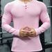 Herren Performance Half-Button Training Tee – Atmungsaktives Slim Fit Basketball- und Laufshirt (Weiß/Schwarz/Rosa/Blau/Dunkelgrau, S-XXXL)_voghion.com
