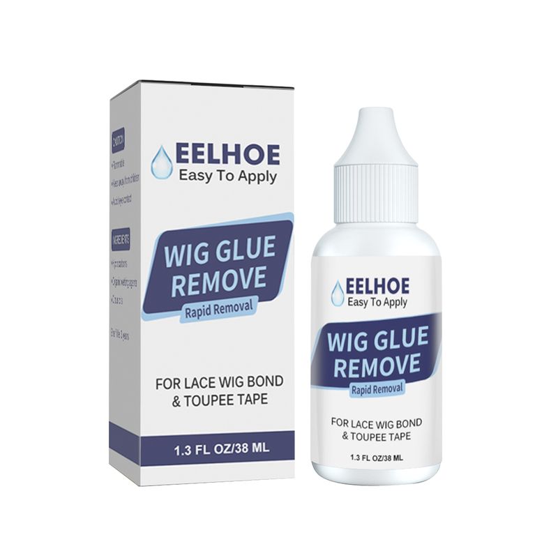 EELHOE Wig Glue Remove, Skin Invisible Liquid Glue Weave Hair Repair Quickly Remove Hair Block Glue Wig Remove Glue_voghion.com