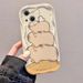 For 3D Wave Case For I16 15 14 13 12 11 PRO MAX XR XS X 8 7 6 6S PLUS Quakeproof Cute Anime Orange Capybara Case_voghion.com