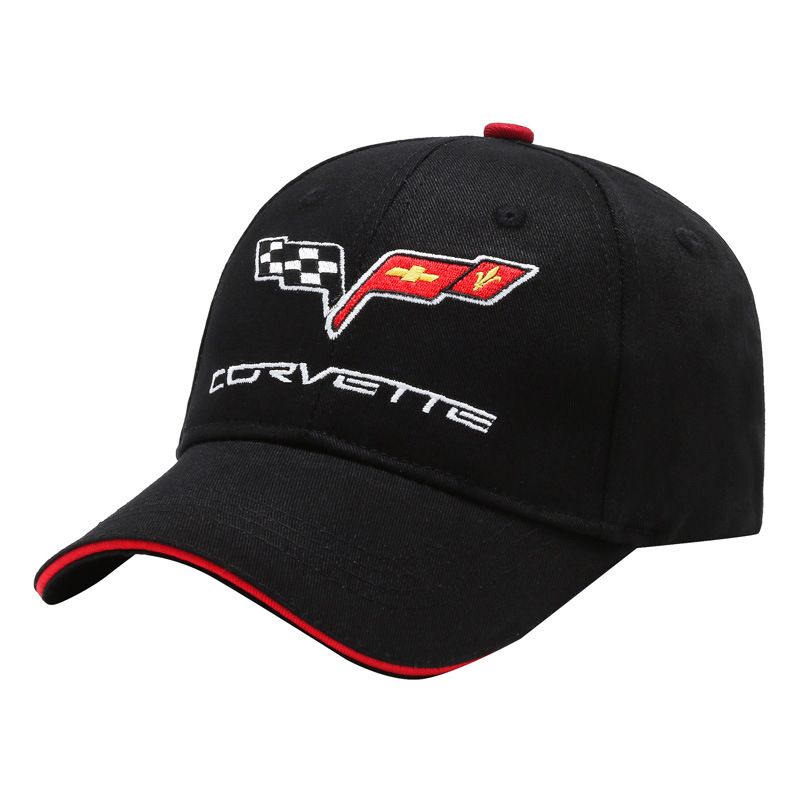 Moderigtig broderet billogo baseball Chevrolet Corvette c6 kasket_voghion.com