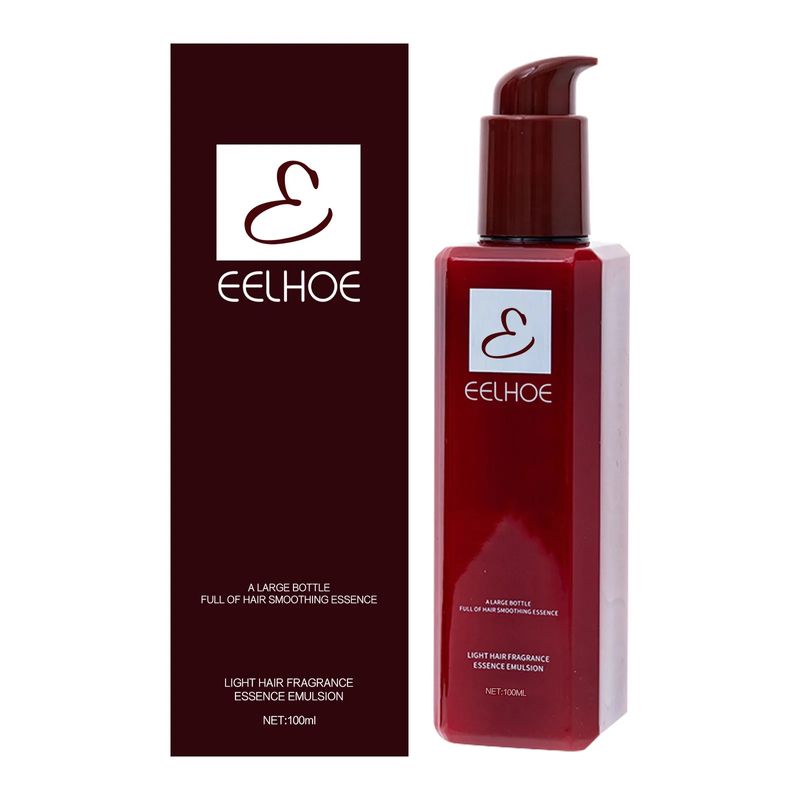 Pürüzsüz Saç Kremi Keratin Tedavisi Profesyonel Düzleştirici Kıvırcık Durulanmayan Onarım Hasarlı Saçlar Besleyici Serum_voghion.com