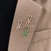 Cross-Border European And American Doctor Who Colorful Cartoon Stethoscope Lapel Pin Brooch Quirky Accessory_voghion.com