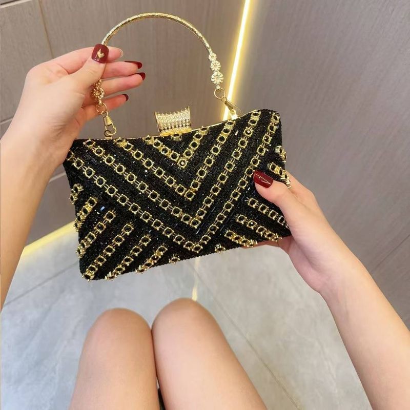 Nová stylová dámská kabelka s kamínky, svatební taška, svatební taška, narozeninová večerní taška, diamantová crossbody kabelka_voghion.com