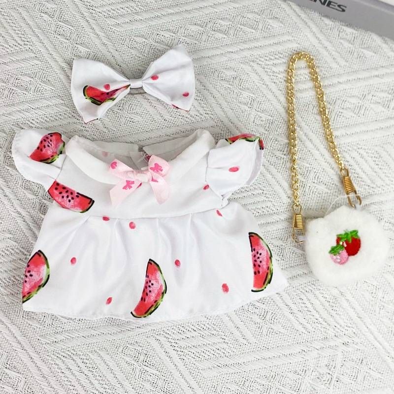 New Labubu Doll Princess Clothes (doll Not Included) Bow Headband + Dress + Bag For Fashion Wear, Quality Fashion Clothing, Accessory_voghion.com