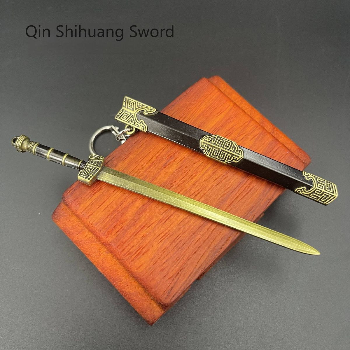Ancient Chinese Sword & Blade Collection - Exquisite Alloy Miniature Replicas, Han Dynasty & Qin Emperor Style_voghion.com