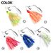 Bearded Man Anti-Hook Bottom Lure 10G 14G Tassel Sequin Levensecht Aas Spinnerbait_voghion.com