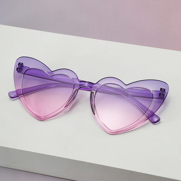 2025 New Oblique Love Sunglasses Women's Sunscreen Sunglasses Women's Fashion UV Protection Glasses_voghion.com