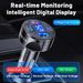 100W Type C Digital Display Car USB Fast Mobile Phone Charging Adapter For IPhone Xiaomi Huawei Samsung Charger_voghion.com