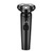 3D Floating Electric Shaver – USB-C Rechargeable, IPX7 Waterproof, Ultra-Quiet (<36dB) With LED Display & Pop-Up Trimmer (Black)_voghion.com