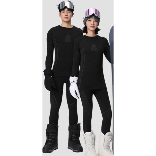 Funktionelle Outdoor-Sportunterwäsche für Herren Herbst/Winter Neues Set für Ski und Radfahren – Thermounterwäsche-Basisschicht_voghion.com