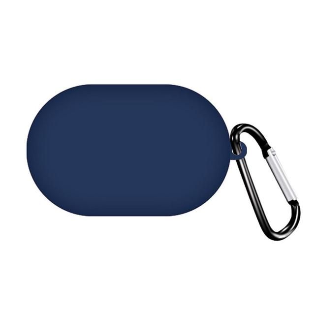 Silicone Case For Anker SoundCore Space A40 Case Cover With Carabiner Soft Shockproof Wireless Headphone Protective Shell_voghion.com