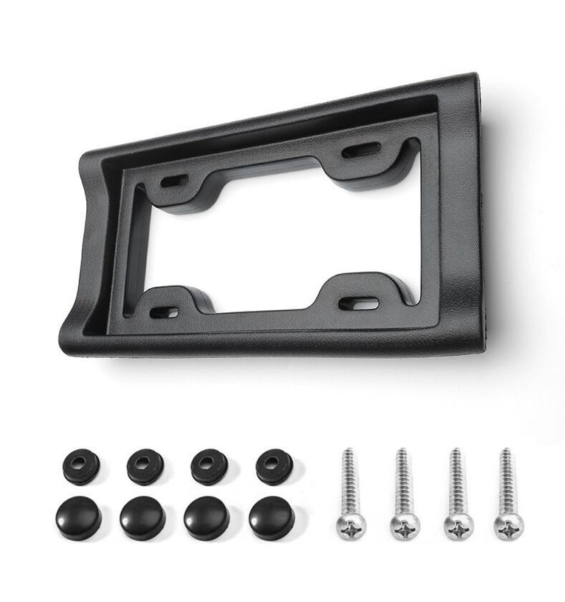 US Standard American Style Holder EVA Anti-Collision License Plate Frame Car Accessories_voghion.com