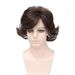 Synthetic Clip-in Men's Wigs Brown Side Parted Short Curly Hair Reverse Curling Wig Set Fashion Men's Wig_voghion.com