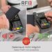 Herrentaschen RFID Anti-Diebstahl Multifunktions-Kartenbox für Herren mit automatischem Pop-up-Display und mehreren Kartenfächern für Herrengeldbörsen, neuer Kartenhalter_voghion.com