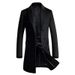 Nordmann Custom Cross-Border Plus Size Autumn Winter Men's Mid-Length Double-Breasted Wool Trench Coat For Men_voghion.com