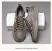Retro Men's Board Shoes Platform Low-top Casual Shoes Small Leather Shoes Men_voghion.com