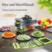 Multi-Functional Vegetable Slicer - 6-in-1 Mandoline For Julienne, Grating, Dicing & Spiralizing (Potato, Carrot, Cucumber)_voghion.com