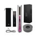 Wireless Mini Hair Straightener & Curler 2-in-1, Portable Styling Iron With Ceramic Coating, Fast Heating, 15 Temp Settings,_voghion.com