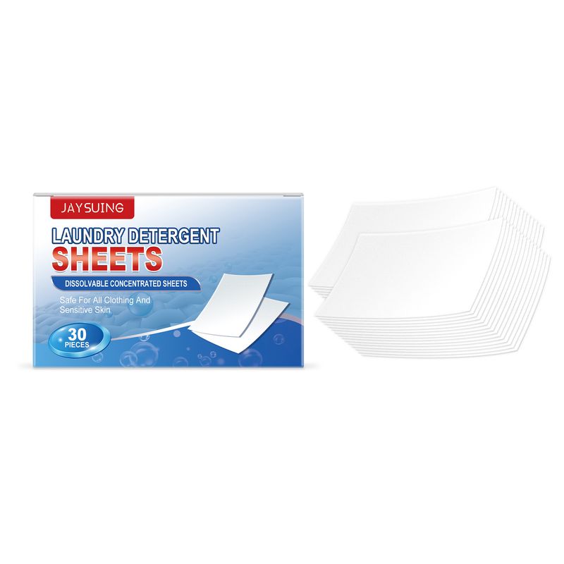 Wastabletten voor kleding, Zachte verzorging voor geuren, olievlekken, vlekken, parfum, wasgoed reinigen Bubble Paper_voghion.com