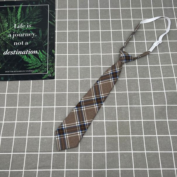 Papillon corto piccolo in stile coreano giapponese, stile JK per studenti, in tonalità terra, primavera-estate, all'ingrosso, senza bisogno di annodare._voghion.com