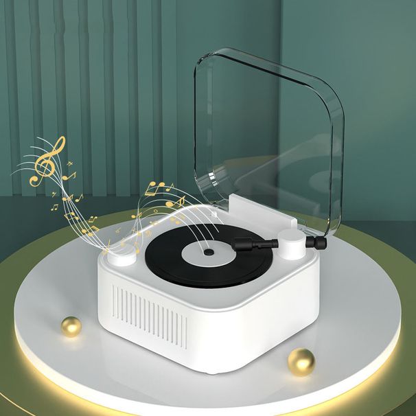 Retro Speaker Portable Vintage CD Design Bluetooth Soundbar Hifi MP3 Music Player Support TF Card U Disk AUX_voghion.com