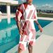 Men's Summer Plus Print Set, Fashionable And Casual Sports Short Sleeved Shorts Two-piece Set_voghion.com