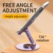 Metal Phone Holder With Rotating Folding Desktop Phone Holder Metal Tablet Phone Stand Holder Desktop Phone 360 Degree Rotatable Holder Stand_voghion.com