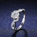 Tancise Classic Moissanite Bague en argent pour femme Bijoux Promesse de mariage Cadeau de fête_voghion.com