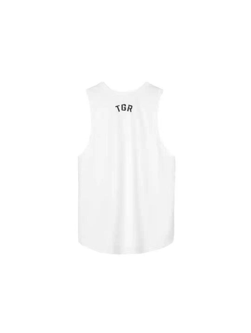 Gilet fitness alla moda con cerniera senza maniche da uomo_voghion.com